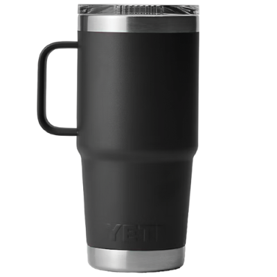 20 Oz YETI® Stainless Steel Insulated Travel Mug W/ Handle